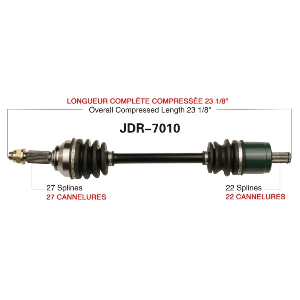 AXLE COMPL JDEERE TRAKMOTIVE