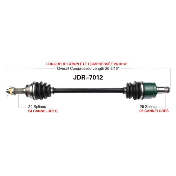 AXLE COMPL JDEERE TRAKMOTIVE