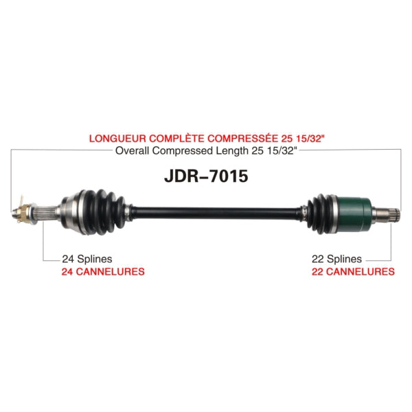 AXLE COMPL JDEERE TRAKMOTIVE