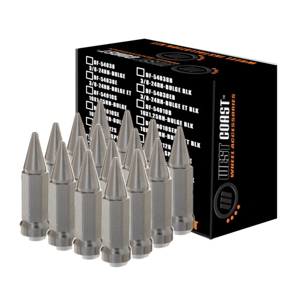 LUG NUT 1/2 SPIKE CH QTY16 WCA