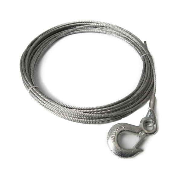 STEEL CABLE WINCH 7/32"X50  W/HOOK
