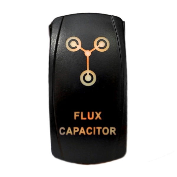 SWITCH ROCKER 5 PINS FLUX CAPACITOR AMB