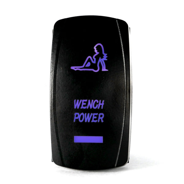 SWITCH ROCKER 7 PINS WENCH POWER BL