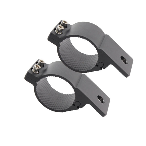 CLAMP BAR 2" ALU BK PAIR QUAKE LED