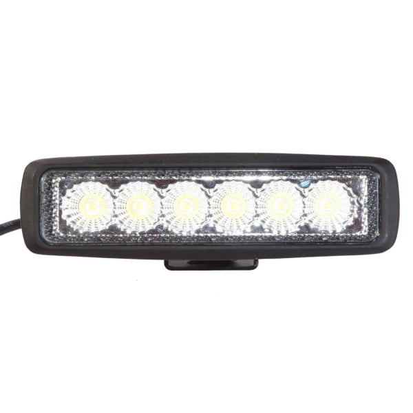 LIGHT LED SEISMIC 6" BK FLOOD