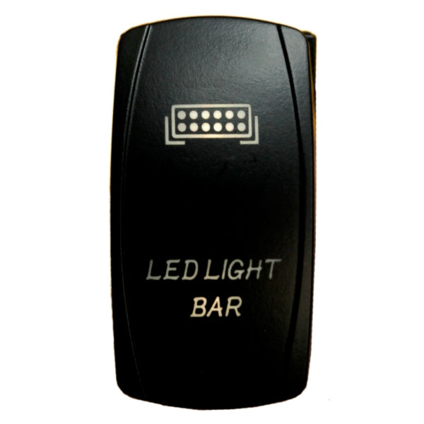 SWITCH ROCKER 7 PINS LED LIGHT BAR WH