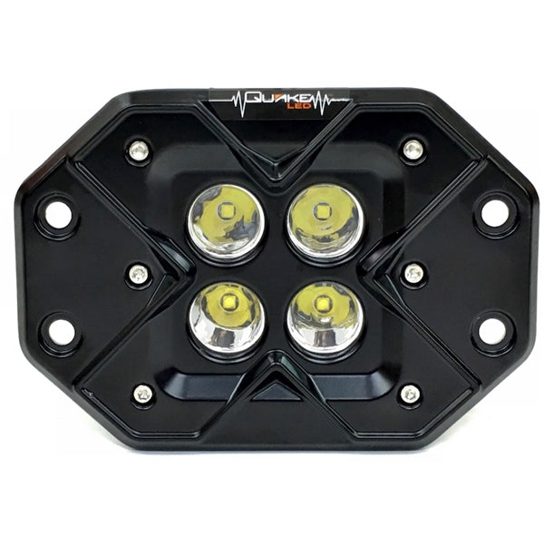 LIGHT SQUARE FLOOD 3" 40W QUAKELED