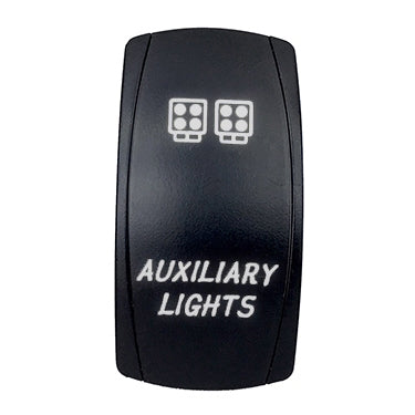 SWITCH ROCKER 5 PINS AUXILIARY LIGHTS WH