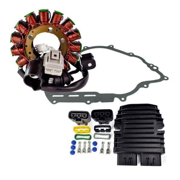 Stators - Stator, Mosfet Regulator, Rectifier and Crankcase Gasket Kit