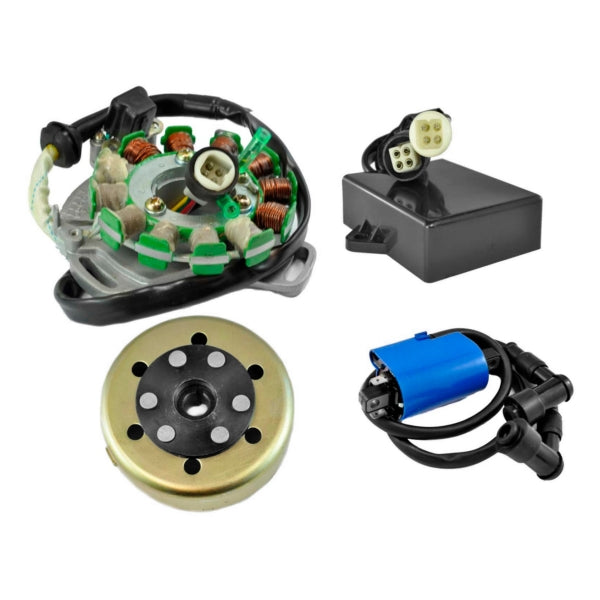 Stators - Stator, CDI Box, Regulator, Flywheel and  Ignition Coil Kit
