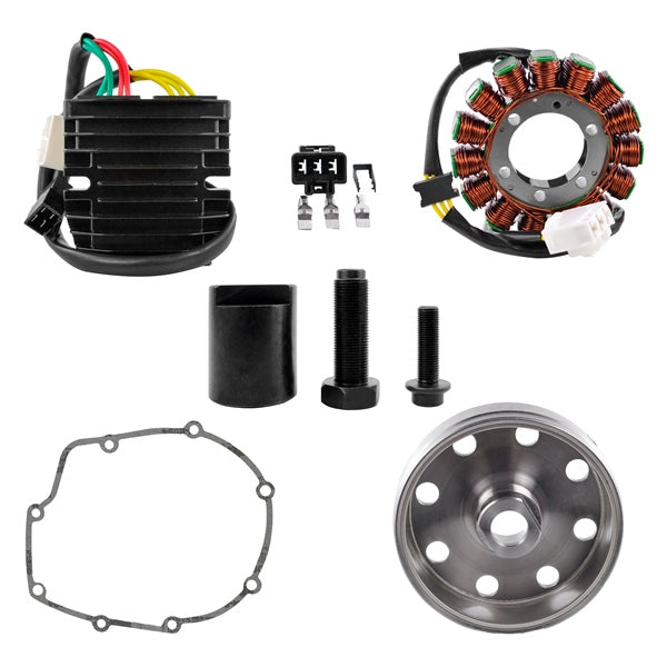 Stators - Stator, Kokusan Flywheel, Mosfet Regulator, Gasket & Puller Recall Kit