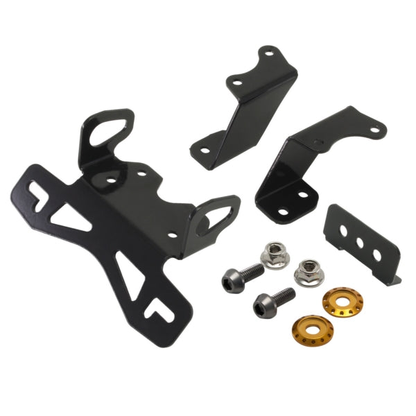 BRACKET LICENSE PLATE W/O FENDER YAM BK
