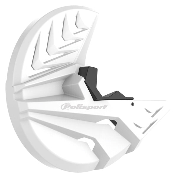 FORK PROTECTOR LWR&DISK WH/BK POLISPORT