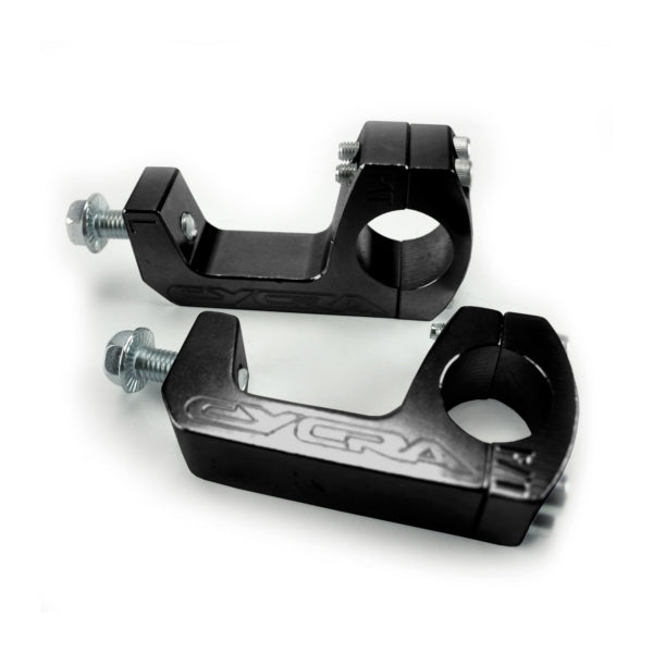 CLAMP U SET 1-1/8" TWINWALL BK