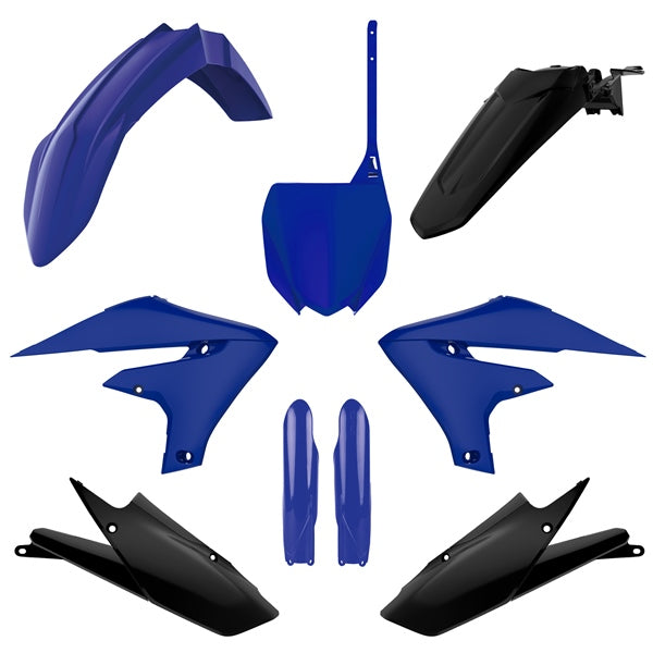 PLASTIC KIT COMP BL/BK YAM