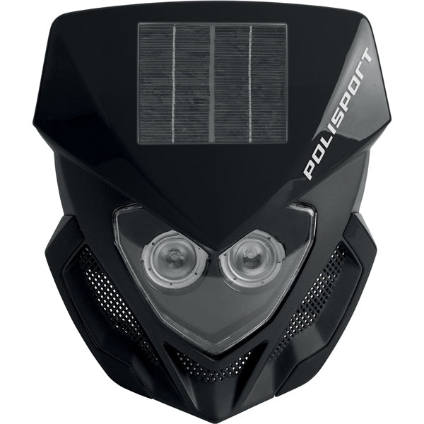 HEADLIGHT LOOKOS EVO W/BATTERY/SOLAR BK