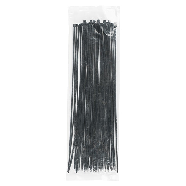 CABLE TIES 2.7X300MM BK QTY100 KIMPEX