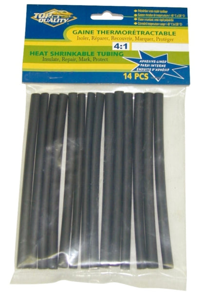 SHRINK TUBE 1/8"-3/16"(PKG14)W/GLUE