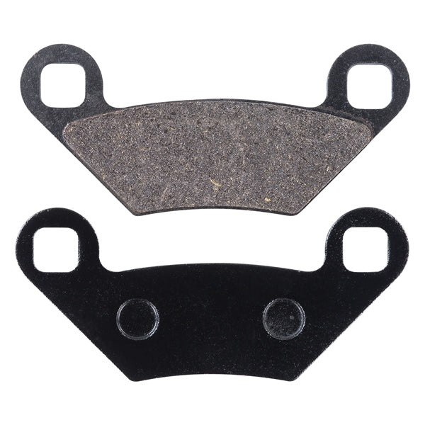 BRAKE PAD FT/RR POL SEMI-METALLIC
