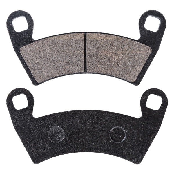 BRAKE PAD FT/RR POL SEMI-METALLIC