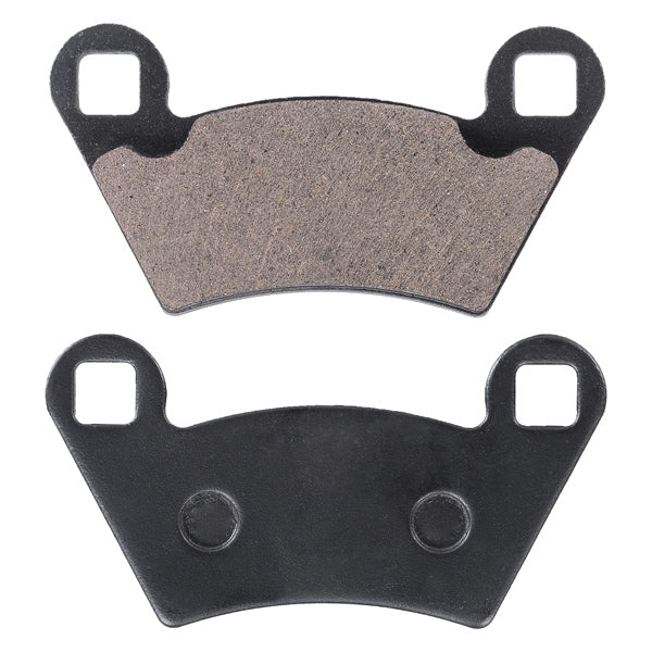 BRAKE PAD FT/RR POL SEMI-METALLIC