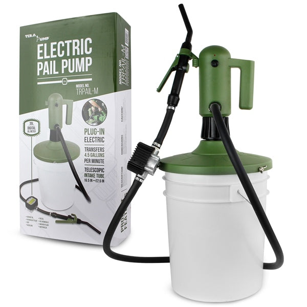 Fuel Pumps - Electric Pail Pump and Oil Meter TRPAIL-M