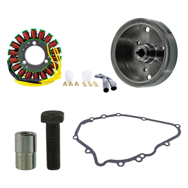 Flywheels - Flywheel, Flywheel Puller, Gasket & Generator Stator Kit