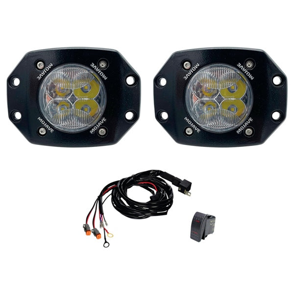 Lights - Tiger Lights Dual LED 3" Flush Mount Mojave Series Light