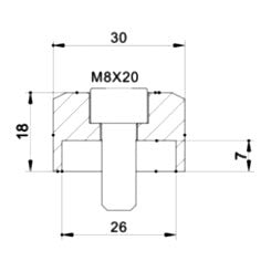 Mirror Adapters - Hi-Tech IV Miror Adapter