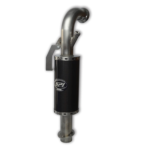 Mufflers - Carbon Fiber Lightweight Muffler Full Stainless