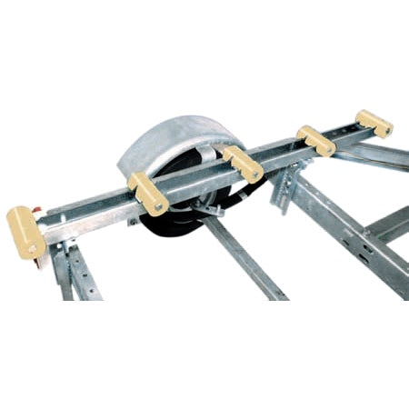 Trailer Rollers - Hull Sav’r Roller Bunks on Bar