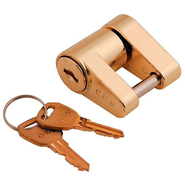 Padlocks and Locks - Brass Coupler Lock