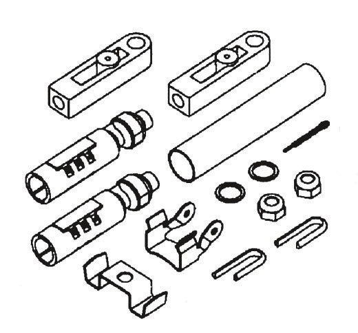 Boat Steering Hardwares - K57 - Cable Adaptor