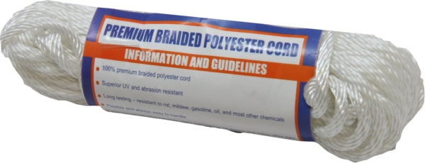 Boat Ropes - Solid Braided Polyester Cord