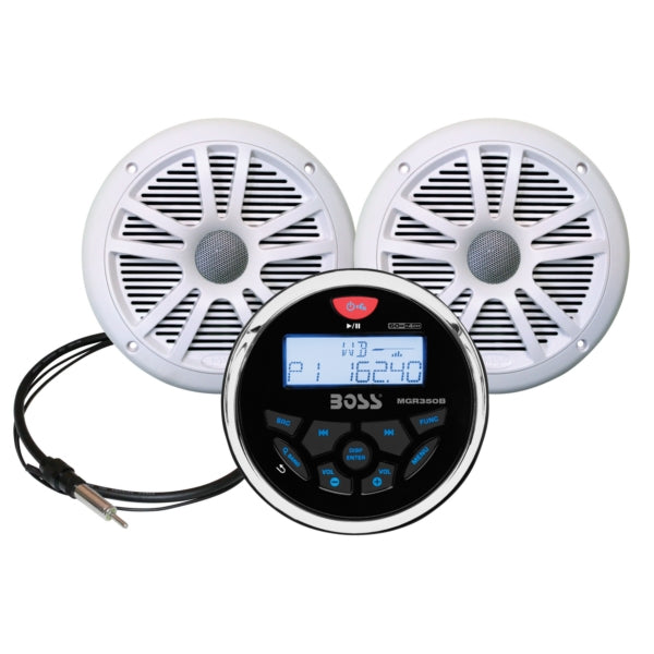 Audio Systems - Audio Receiver Kit with Speaker White