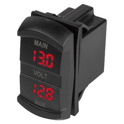 Dashboards - Dual Voltmeter Rocker Switch Style