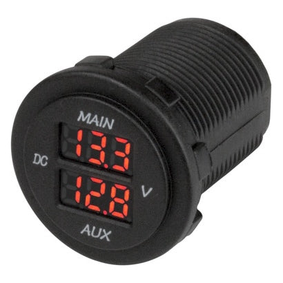 Dashboards - Dual Round Voltmeter