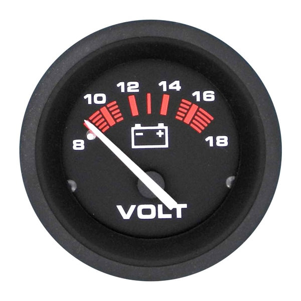 Dashboards - Amega Series Voltmeter 8-18 Vdc 2in