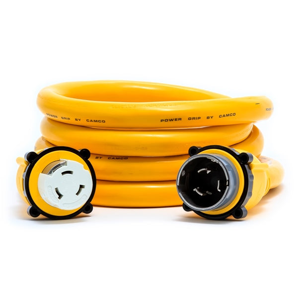 Power Cords - PowerGrip Marine – Extension Cord 12’/25’/50’ 50AM-Locking/50AF-Locking