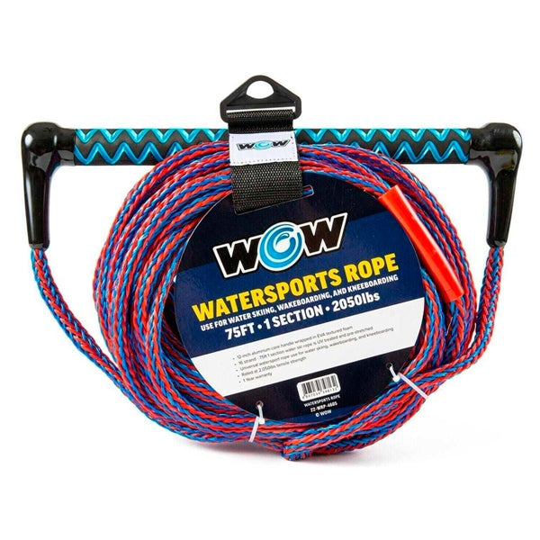 Watersport Ropes - 75' Watersports Tow Rope with EVA Handle
