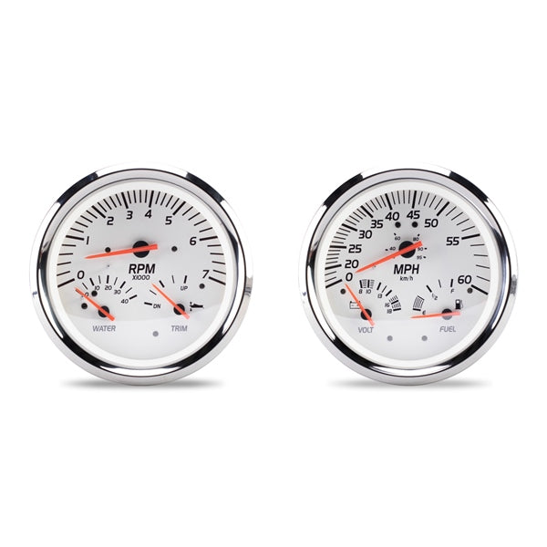 Gauges - White Series Multi-function Gauge Kit