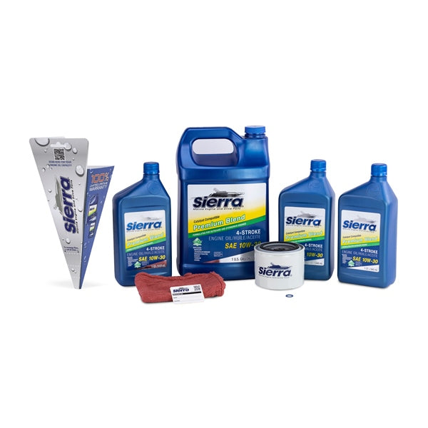 Oils - Oil Change Kit, Mercury 10W-30