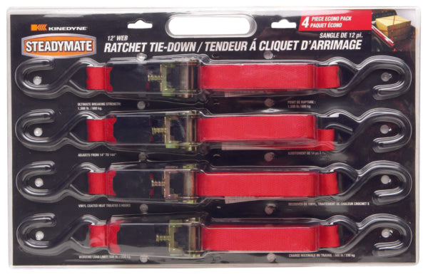 Tie-Downs - Ratchet Buckle with 12' Web