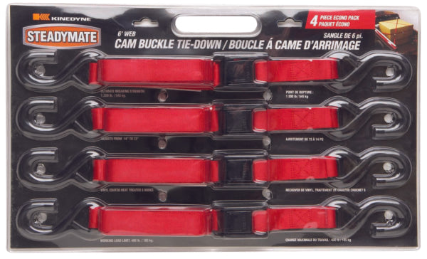 Tie-Downs - Cam Buckle with 6' Web