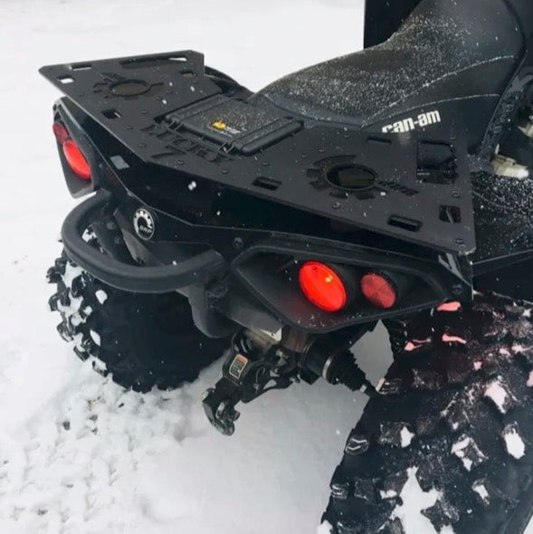 Lucky Rack Lucky 7 Can-Am Renegade & XMR Rear Rack w/ Storage Case - 500 570 800 ...