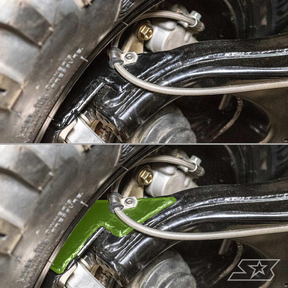 MAVERICK X3 64" TRAILING ARMS WELD-IN GUSSET KIT by S3 Power Sports