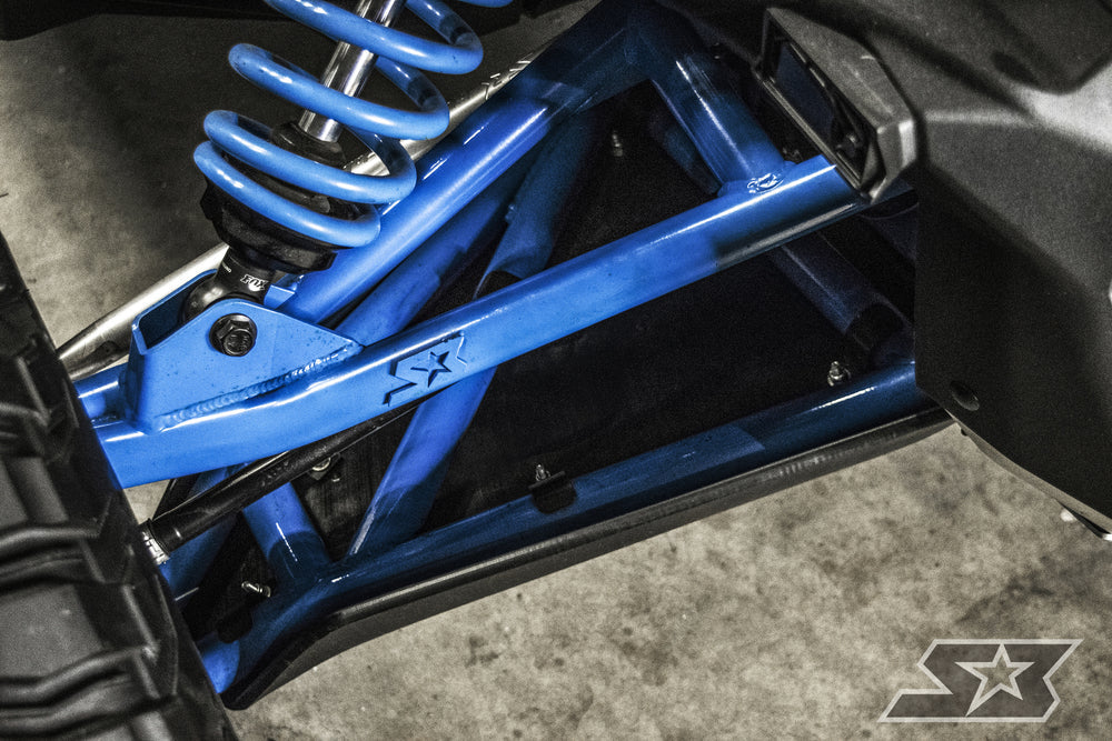 MAVERICK X3 72” HD HIGH CLEARANCE LOWER A-ARM SKID PLATES by S3 Power Sports