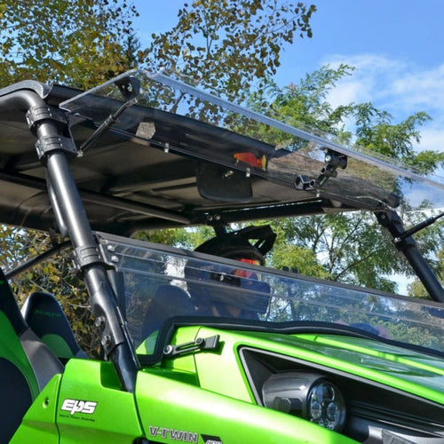 Load image into Gallery viewer, Super ATV Flip up Windshield Fits Kawasaki  Part# FWSKTRX400370
