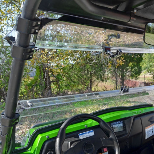 Load image into Gallery viewer, Super ATV Flip up Windshield Fits Kawasaki  Part# FWSKTRX400370
