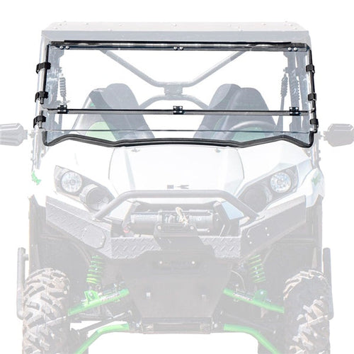 Load image into Gallery viewer, Super ATV Flip Down Windshield Fits Kawasaki  Part# FDWSKTRX470
